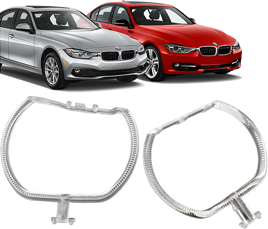 Acrílico Drl Angel Eyes Farol Direito Bmw 320i 328i 2013 a 2015