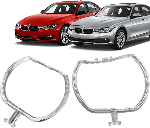 Acrílico Drl Angel Eyes Farol Esquerdo Bmw 320i 328i 2013 a 2015