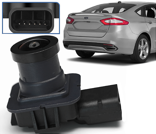 Câmera Ré Estacionamento Fusion 2013 a 2016