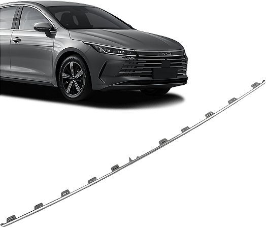 Friso Aplique Cromado Central Inferior Parachoque Dianteiro Byd King 2025 2026