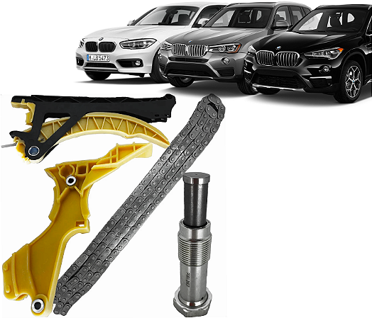 Kit Corrente Comando Distribução 118i 120i 318i 320i X1 X3 Z4 2.0 N46