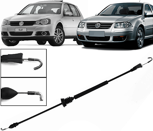 Cabo Abertura Fechadura Porta Dianteira Bora Golf 1999 a 2014