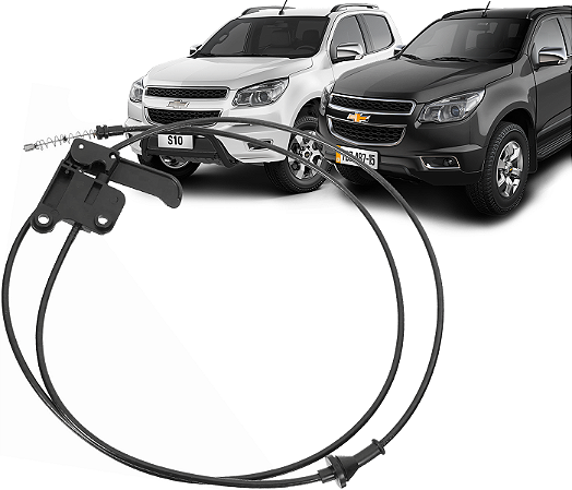 Cabo Abertura Capô S10 Blazer 95 a 2011 C/ Alavanca Puxador