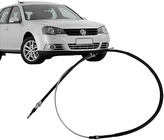 Cabo Freio Mão Traseiro Golf 1999 a 2014 Freio a Disco