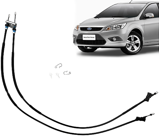 Cabo Freio Mão Traseiro Focus 2009 a 2013 Freio Tambor Sem Abs