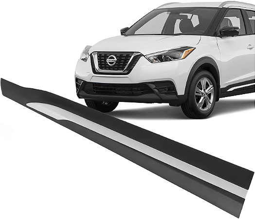 Moldura Aplique Friso Porta Dianteira Esquerda Kicks 2016 a 2023