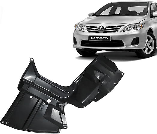 Defletor Protetor Inferior Esquerdo Parachoque Dianteiro Corolla 2009 a 2014