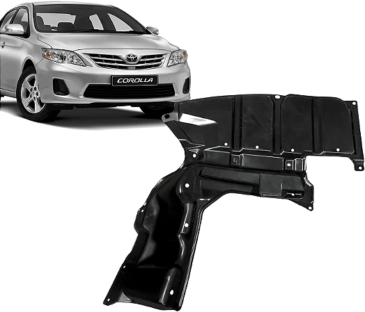 Defletor Protetor Inferior Direito Parachoque Dianteiro Corolla 2009 a 2014