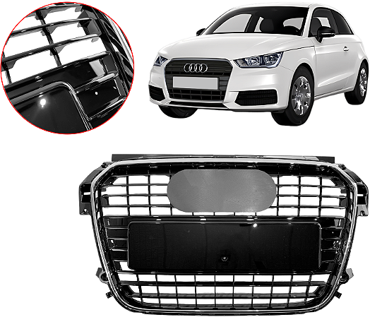 Grade Central Parachoque Dianteiro Audi A1 2011 á 2015