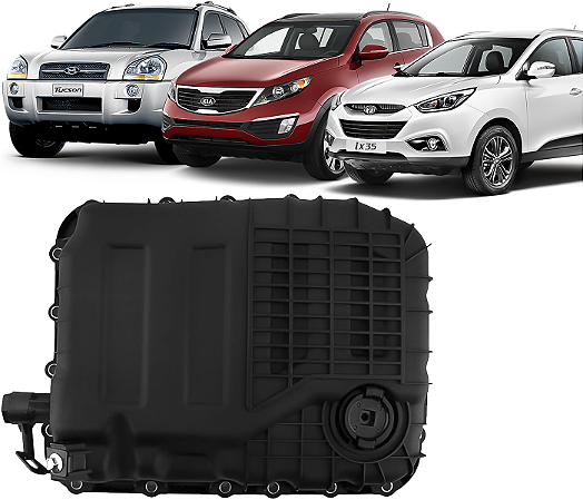 Tampa Cárter Câmbio Automático 6 Marchas A6mf1 Ix35 Tucson Elantra Sonata Sorento Sportage
