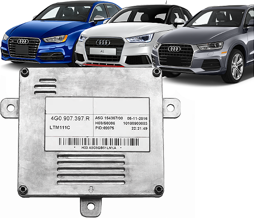 Módulo Reator Farol Xenon Audi A1 A3 A4 A5 A6 Q3 Q5 2015 a 2017