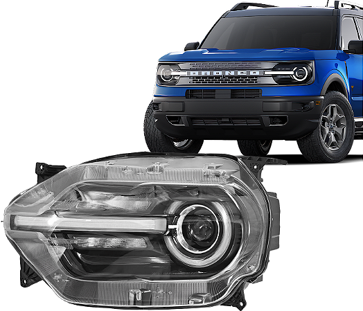 Farol Lado Esquerdo Bronco Sport 2022 a 2025