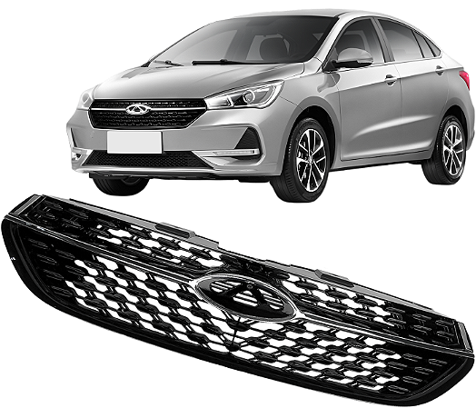 Grade Central Parachoque Dianteiro Arrizo 5 2018 a 2021 Black Piano