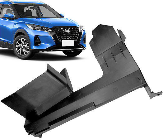 Defletor Ar Direito Radiador Condensador Kicks 2016 a 2024