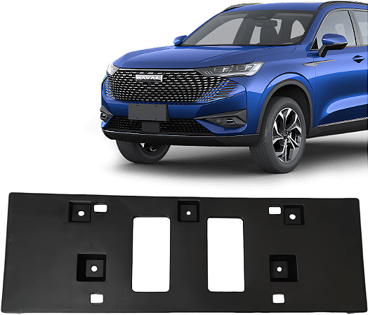Suporte Placa Parachoque Dianteiro Haval H6 2023 a 2025
