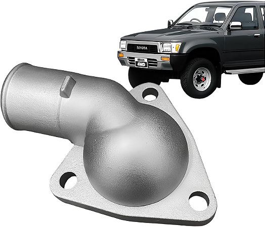 Bocal Válvula Termostatica Toyota Hilux 2.4 / 2.8 1988 a 2000