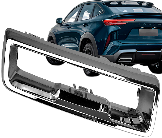 Moldura Acabamento Cromado Esquerdo Escape Parachoque Traseiro Haval H6 Gt 2023 a 2026