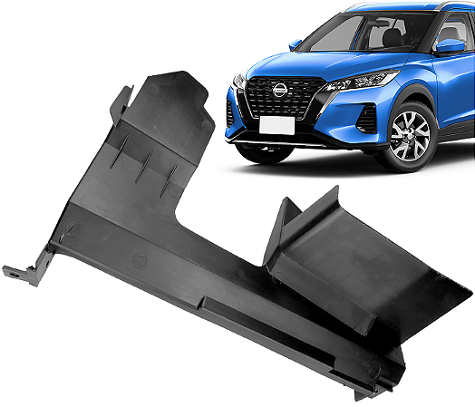 Defletor Ar Esquerdo Radiador Condensador Kicks 2016 a 2024