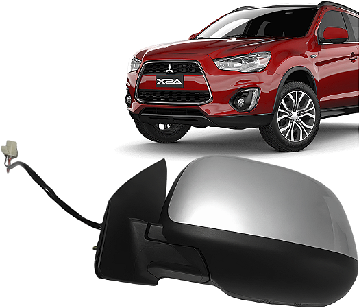 Retrovisor Lado Esquerdo Asx 2008 a 2019 Sem Pisca