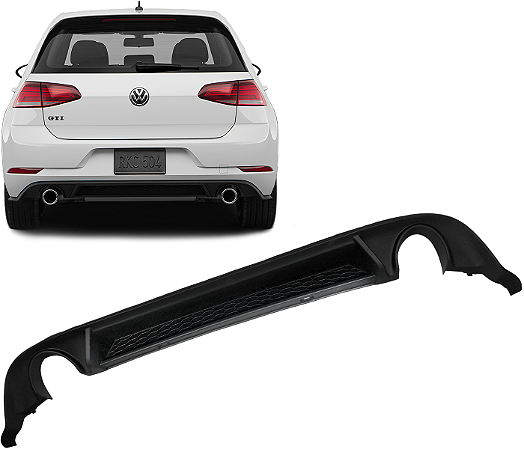 Spoiler Moldura Acabamento Traseiro Golf Gti Mk7.5 2018 2019