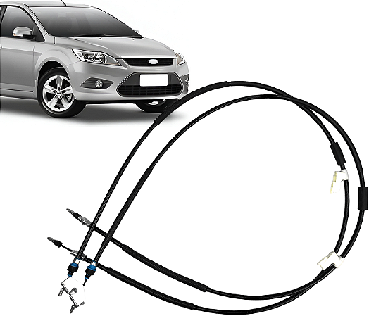 Cabo Freio Mão Traseiro Focus 2009 a 2013 Freio Disco Com Abs