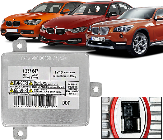 Módulo Reator Farol Xenon 320i 325i 330i 118i 120i 125i X1 X3 X5 Z4 528i 535i
