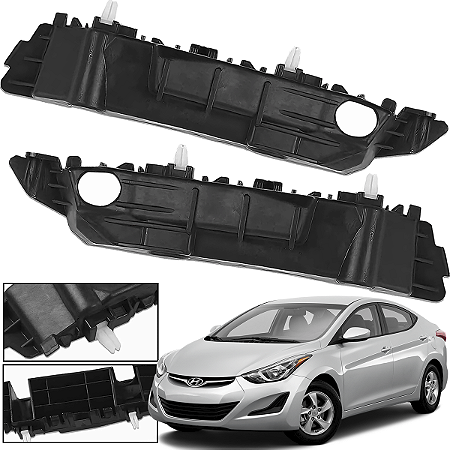 Par Guia Suporte Parachoque Dianteiro Elantra 2011 a 2016