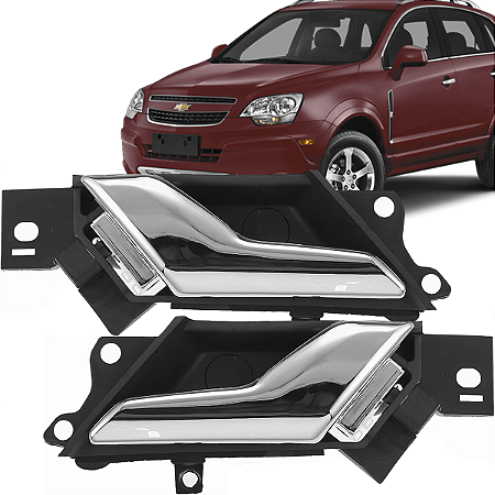 Par Maçaneta Interna Puxador Captiva 2008 a 2017