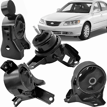 Kit 4 Coxim Motor Câmbio Azera 3.3 2008 á 2011