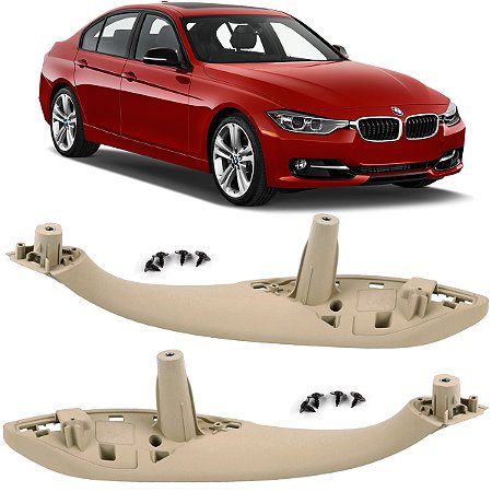 Par Puxador Porta Traseira Bmw 320i 328i F30 2013-2018