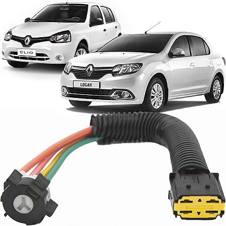 Cilindro Miolo Ignição Comutador Clio Logan Sandero Até 2014