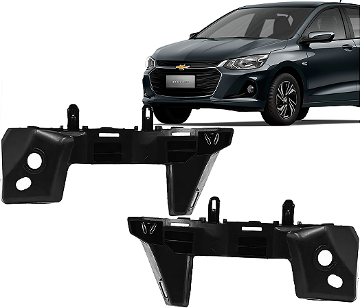 Par Guia Suporte Parachoque Dianteiro Onix 2020 a 2024