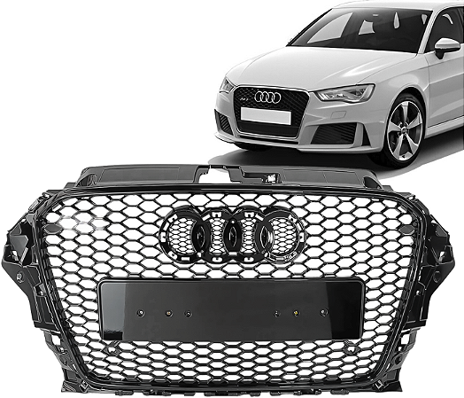 Grade Dianteira Audi A3 S3 Rs3 2013 a 2016 All Black
