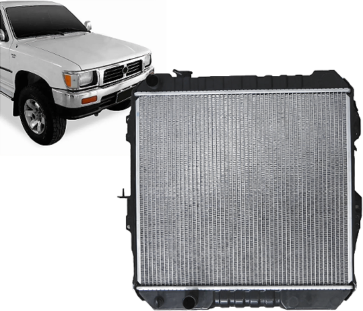Radiador Agua Hilux Sw4 Cs Cd 2.4 2.8 1993 a 2001