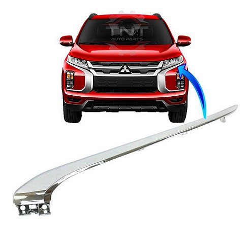 Friso Cromado Superior Esquerdo Outlander Sport 2020 2021 2022