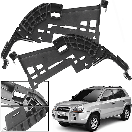Par Guia Suporte Parachoque Dianteiro Tucson 2005 a 2015