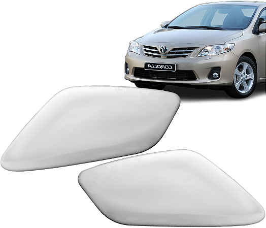 Par Tampa Esguicho Parachoque Dianteiro Corolla Altis 2012 a 2014