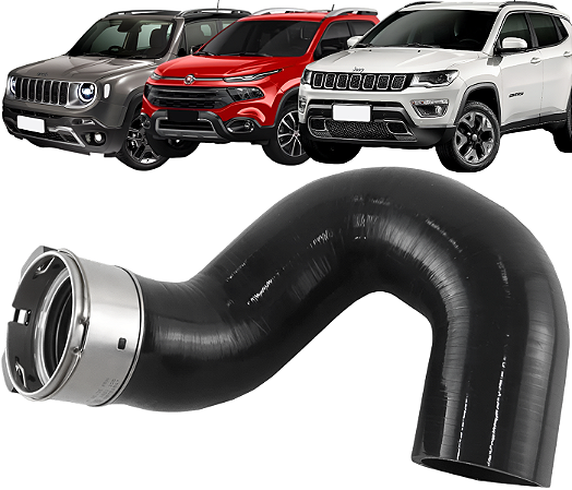 Mangueira Esquerda Intercooler Toro Renegade Compass 2.0 Diesel 2016 a 2022