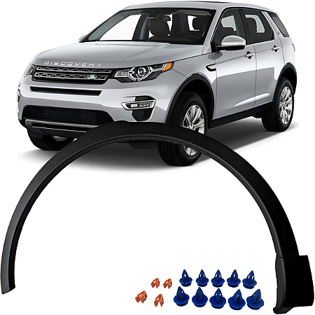 Alargador Moldura Friso Paralama Dianteiro Esquerdo Discovery Sport 2015 a 2019 Sem Furo
