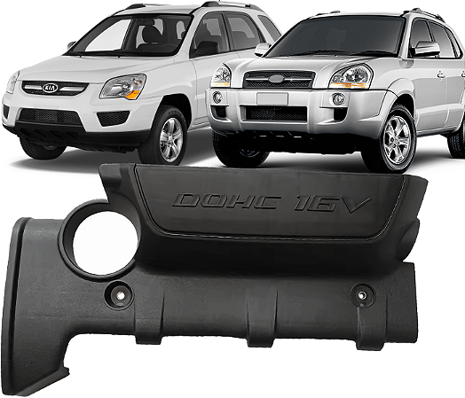 Tampa Capa Protetor Motor Tucson 2005 a 2015 Sportage 2008 a 2010 I30 2009 a 2012 2.0