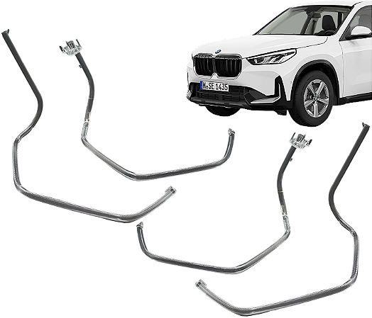 Kit Acrílico Drl Angel Eyes Farol Bmw X1 F48 2020 a 2023