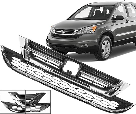 Grade Tela C/ Cromado Crv 2010 2011