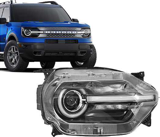 Farol Lado Direito Bronco Sport 2022 a 2025