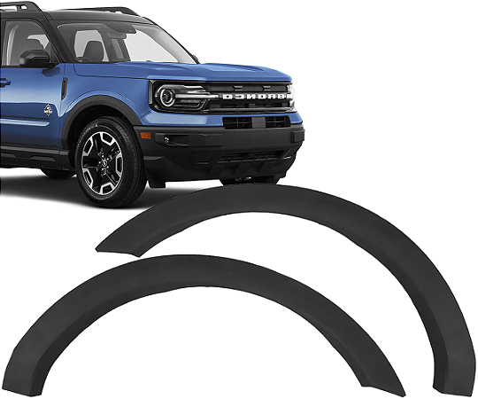 Par Friso Moldura Alargador Paralama Bronco Sport 2022 a 2025