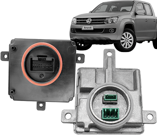 Kit 4 Módulo Reator Farol Amarok 2013 a 2018 C/ Led Drl