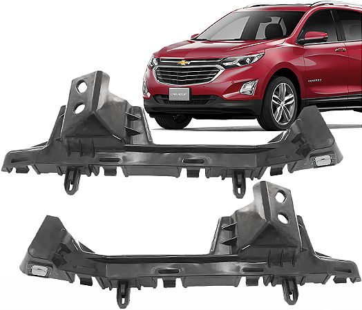 Par Guia Suporte Parachoque Dianteiro Equinox 2018 a 2021