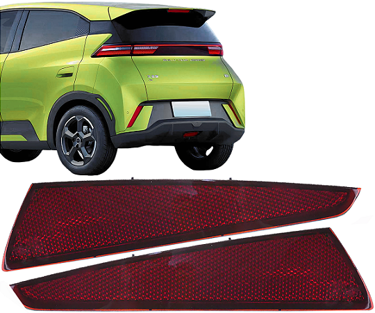 Par Refletor Lanterna Parachoque Traseiro Byd Dolphin Mini 2024 2025