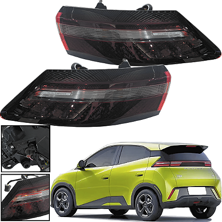 Par Lanterna Traseira Byd Dolphin Mini 2024 2025