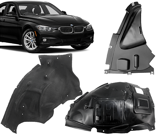 Kit Completo Parabarro Dianteiro Direito Bmw 320i 328i 2013 a 2018