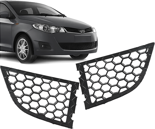 Par Grade Tela Inferior Parachoque Dianteiro Celer Hatch Sedan 2013 a 2015